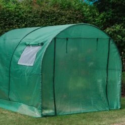 Grow It Premium Poly Tunnel -Garden Supply Store 5000500250 growhouses upgraded poles e coated lifestyle closed 800x800