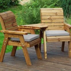 Charles Taylor Twin Companion Set Angled -Garden Supply Store charles taylor deluxe lounger set with angled tray grey 02 800x800 1