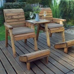 Charles Taylor Deluxe Lounger Set With Straight Tray -Garden Supply Store charles taylor deluxe lounger set with straight tray grey 01 800x800 1