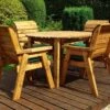 Charles Taylor Four Seat Circular Table Set -Garden Supply Store charles taylor four seat circular table set green 02 800x800 1