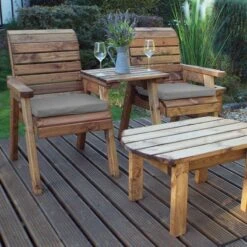 Charles Taylor Twin Companion Dining Set Straight -Garden Supply Store charles taylor twin companion dining set straight grey 800x800 1