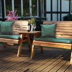 Charles Taylor Twin Two-Seat Bench Set Straight