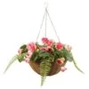 Smart Garden Easy Basket Artificial Topiary Pink Perfection Hanging Basket 14" (35cm) -Garden Supply Store easy basket artificial topiary pink perfection hanging basket 30cm 12inch 01 800x800
