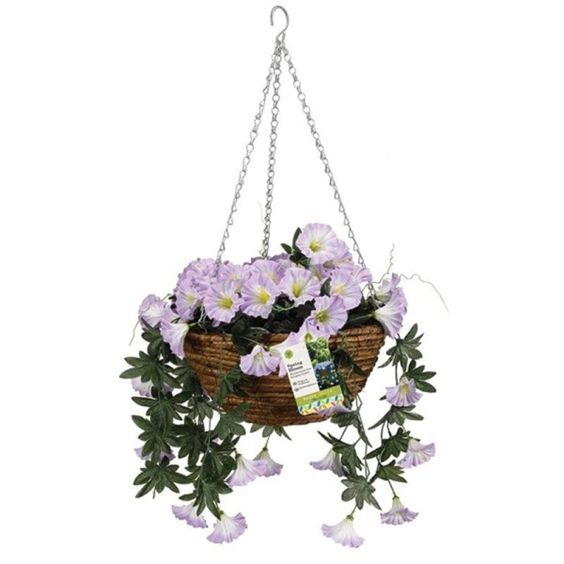 Smart Garden Easy Basket Artificial Topiary Spring Bloom Hanging Basket 12" (30cm) 3 Smart Garden Easy Basket Artificial Topiary Spring Bloom Hanging Basket 12" (30cm)
