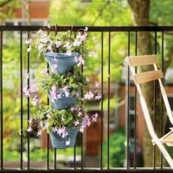 Elho Corsica Vertical Forest Small 24cm Set Of 3 Planter -Garden Supply Store elho corsica vertical forest large 51cm set of 2 vintage blue planter 04 800x800 1