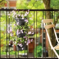 Elho Corsica Vertical Forest Small 24cm Set Of 3 Planter -Garden Supply Store elho corsica vertical forest small 24cm set of 3 anthracite planter 04 800x800 2