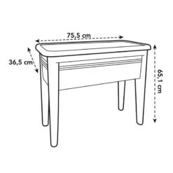 Elho Green Basics Grow Table XXL -Garden Supply Store elho green basics grow table xxl leaf green 03 800x800 3