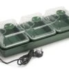UpYouGrow 3-Bay Electric Heated Windowsill Propagator 1 UpYouGrow 3-Bay Electric Heated Windowsill Propagator -Garden Supply Store heated 3 bay windowsill propagator 1
