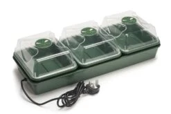 UpYouGrow 3-Bay Electric Heated Windowsill Propagator