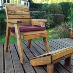 Charles Taylor Single Seater Lounger -Garden Supply Store one seater lounger b 800x800 1