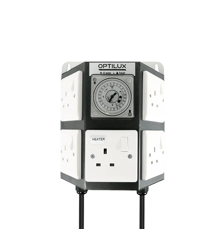 Optilux Contactors + Heat Socket 3 Optilux Contactors + Heat Socket