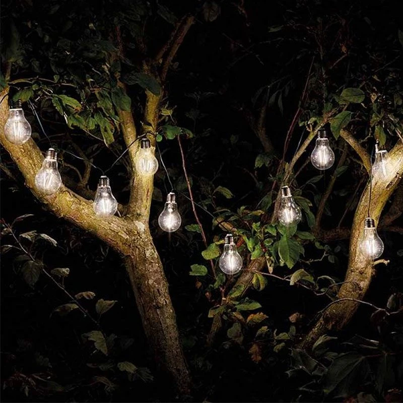 Smart Garden 10 Eureka! Retro Light Bulb Solar LED String Lights 5 Smart Garden 10 Eureka! Retro Light Bulb Solar LED String Lights - Image 3