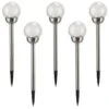 Smart Garden Classic Majestic Stainless Steel Super Bright Solar LED Stake Light 5 Pack -Garden Supply Store smart garden classic majestic stainless steel super bright solar led stake light 5 pack 02
