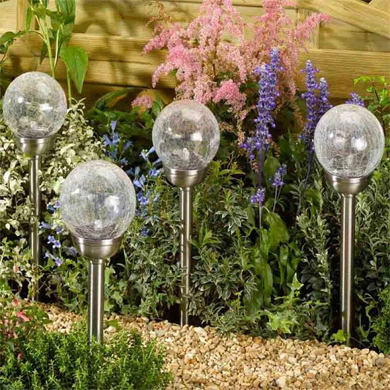 Smart Garden Classic Majestic Stainless Steel Super Bright Solar LED Stake Light 5 Pack 6 Smart Garden Classic Majestic Stainless Steel Super Bright Solar LED Stake Light 5 Pack - Image 4