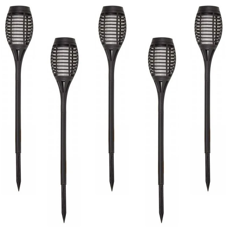 Smart Garden Party Flaming Torch Solar LED Stake Light 4 Smart Garden Party Flaming Torch Solar LED Stake Light - Image 2