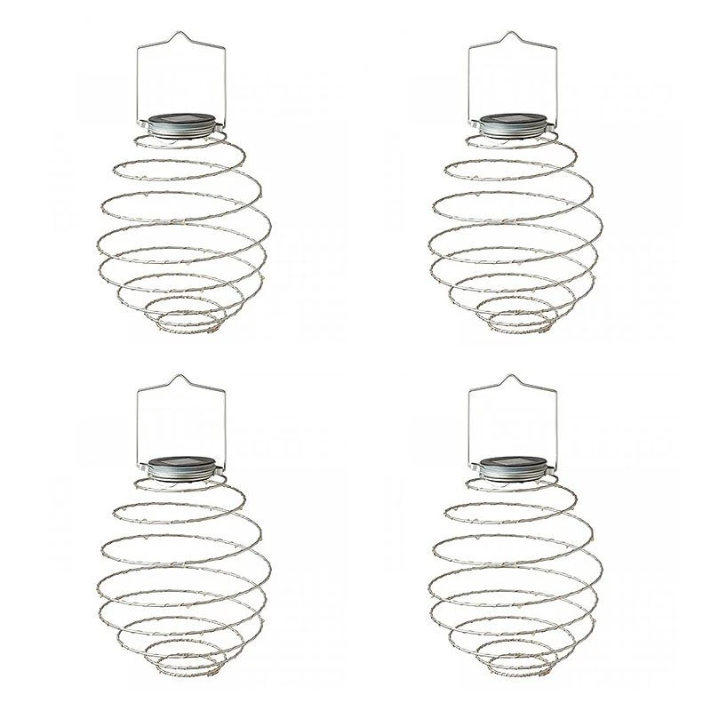 Smart Garden SpiraLight Solar LED Lantern 4 Pack 3 Smart Garden SpiraLight Solar LED Lantern 4 Pack