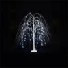 Premier Decorations 1.2m White Glitter Willow Tree - 140 LED Warm White -Garden Supply Store tree w white leds