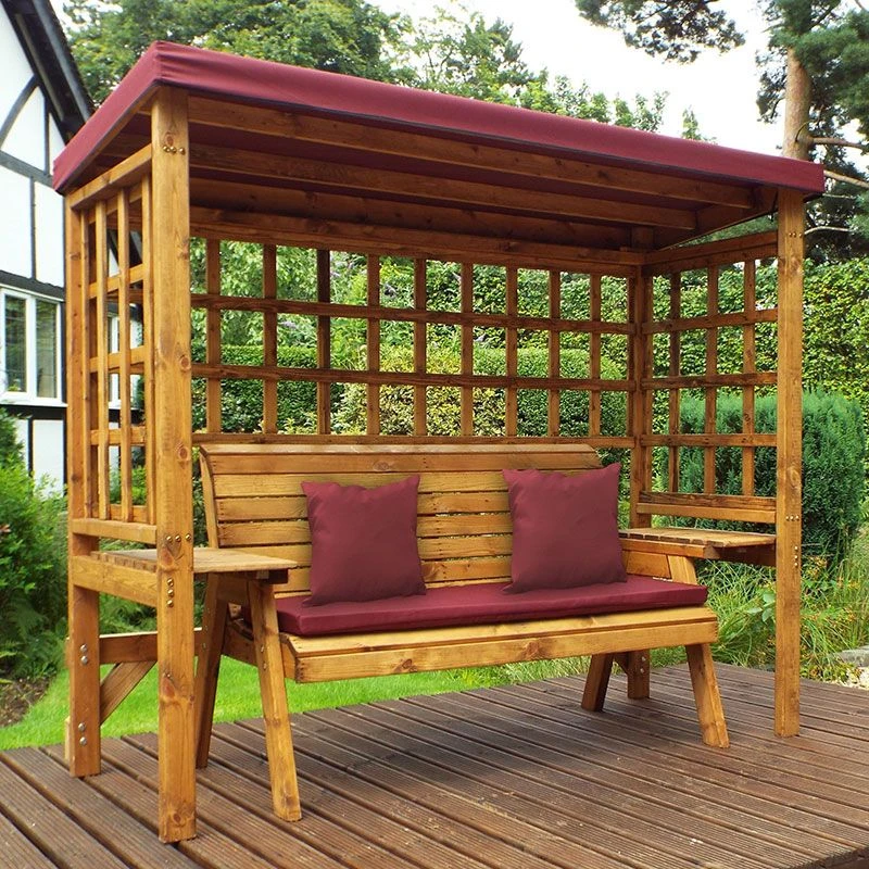Charles Taylor Wentworth Three Seat Arbour 4 Charles Taylor Wentworth Three Seat Arbour - Image 2